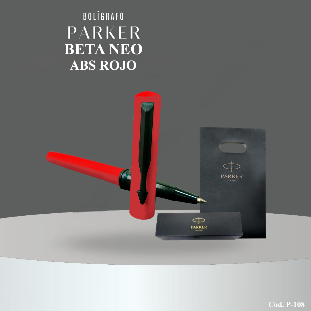 Parker Beta Neo ABS BallPen STD Rojo